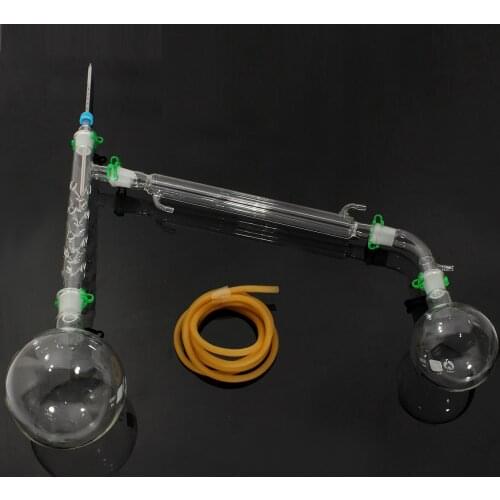 1000ml Distillation Apparatus Laboratory Chemistry Glassware Kit Set Chemistry Lab Glass Distilling Distillation Apparatus 24/29