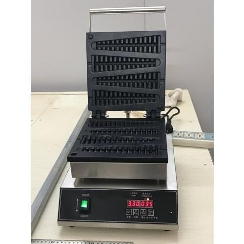 Free shipping~Digital 4 PCS Lolly waffle make Sticks Snacks equipment Pine waffle stick machine