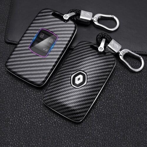 ABS Car Key Case Cover For Renault Koleos Kadjar Scenic Megane Sandero Espace Clio Captur Kangoo Laguna Talisman Twingo