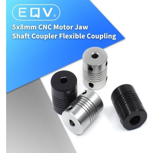 D19L25 5x8mm CNC Motor Jaw Shaft Coupler Flexible Coupling OD19x25mm wholesale