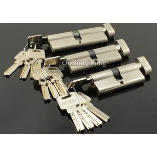 DHL Shipping 10PCS European Mortise Door Lock Cylinder Security Door Lock Cylinder Repair Parts+Keys Lock Gall