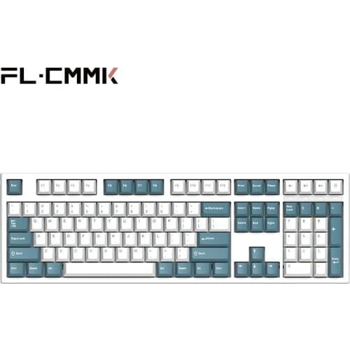 FL·ESPORTS GP108 108-Key Single-Mode Hot-Swappable Custom Mechanical Keyboard PBT Keycap Macro Programming