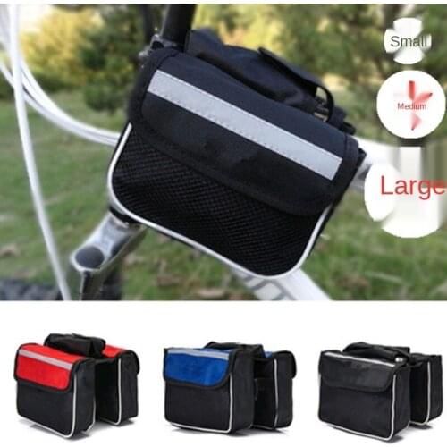 Mountain bike bag front beam bag cycling mobile phone bag cycling tool bag logo
