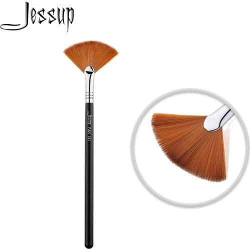 Jessup brush Highlighter Makeup brush Powder Liquid Cream for Face Synthetic hair FAN 141