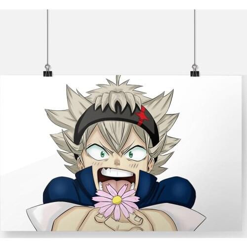 Prints Painting Asta Black Clover Wall Artwork Modular Canvas Posters Picture Anime Modern Home Decoration Bedside Background