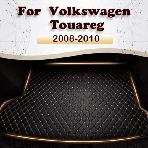Car trunk mat for Volkswagen Toureg 2008 2009 2010 Cargo Liner Carpet Interior Parts Accessories Cover
