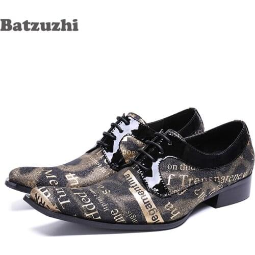 Top Fashion Men Shoes Square Toe Lace-up Formal Dress Shoes Men Black Gold Retro Old School Oxford Shoes for Men Party, Runway