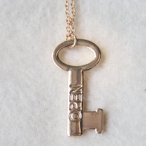 New product / 1 piece / 3D key necklace fashion forward gift, good luck
