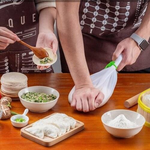Silicone Non-stick Hand Kneading Dough Bag Flour Mixer Bag Versatile Dough Mixer For Bread Pastry Pizza Kitchen Tools