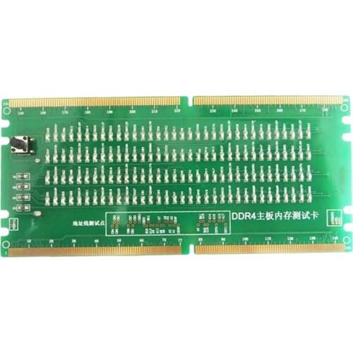 DDR4 Test Card RAM Memory Slot Out LED Desktop Motherboard Repair Analyzer Tester