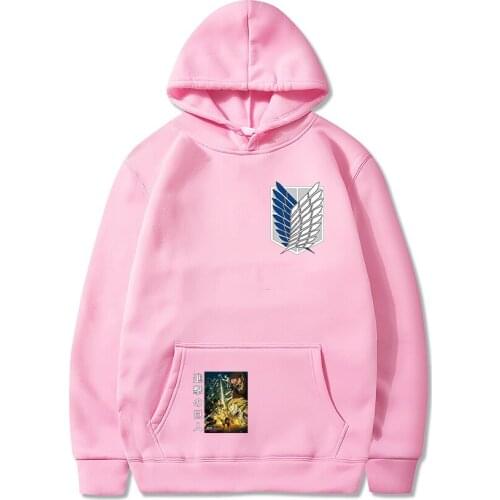 Anime Streetwear Attack on Titan Classic Manga Hoodies Man Women Unisex Pullover Fleece Sweatshirt Harajuku Dropship Clothes