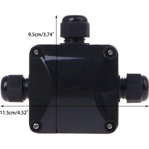 Waterproof IP 68 Junction Box 3 Cable & Wire Protection Building DTY Connectors