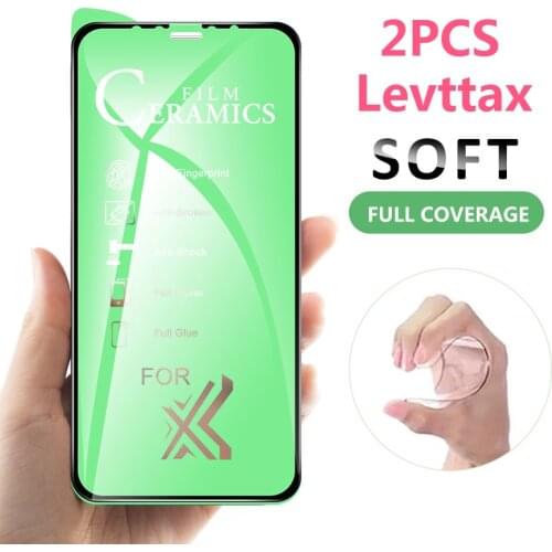 2pcs Full Cover Soft Ceramics Protection Film For IPhone 12 Pro Max 12Mini 11 Pro XS Max X XR SE 6 7 8 Plus Screen Protector