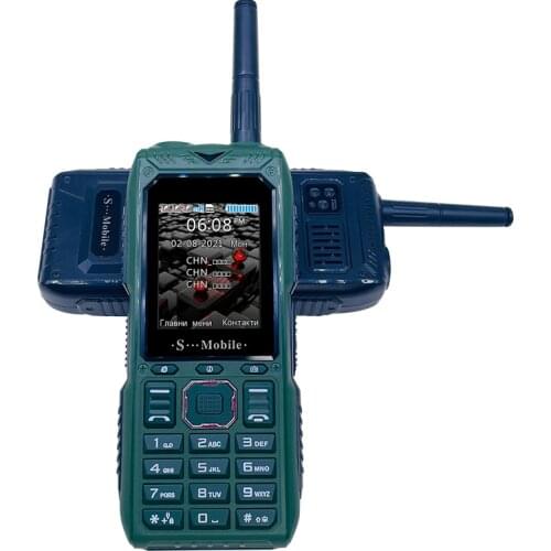 1PC S555 Three Cards Three Standby Outdoor Mobile Phone Standby Long Can Pull Up Antenna Signal Strongly Send Waist Clip