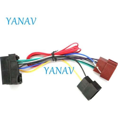 12-125 ISO Radio Adapter for-VOLKSWAGEN for-AUDI for-SKODA (select models) Wiring Harness Connector Lead Loom Cable Plug Car Ste