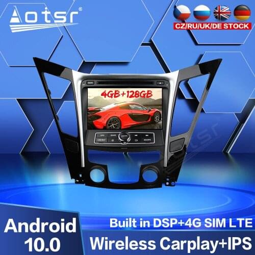 128GB Car GPS Navigation For Hyundai Sonata 2011 2013 2014 Android Multimedia Screen Car DVD Player Radio Car Stereo Recorder