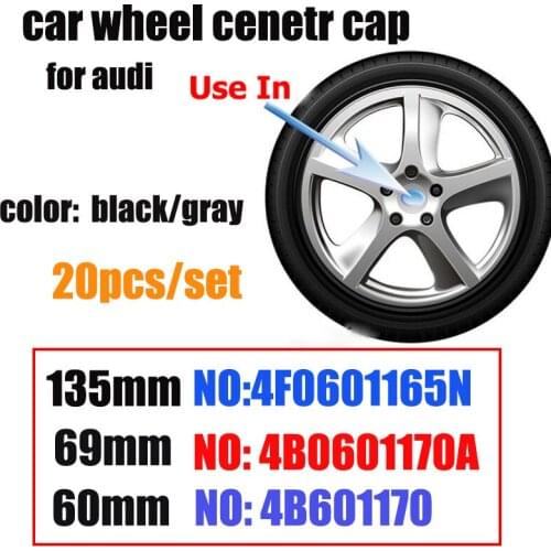 20pcs 60mm 69mm 135mm car center cap logo car wheel center hub cap emblem Dust-proof badge