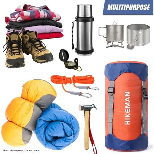 6L/15L/25L Compression Sack Sleeping Bag Stuff Sack Waterproof Ultralight Outdoor Storage Bag for Camping Hiking Backpacking