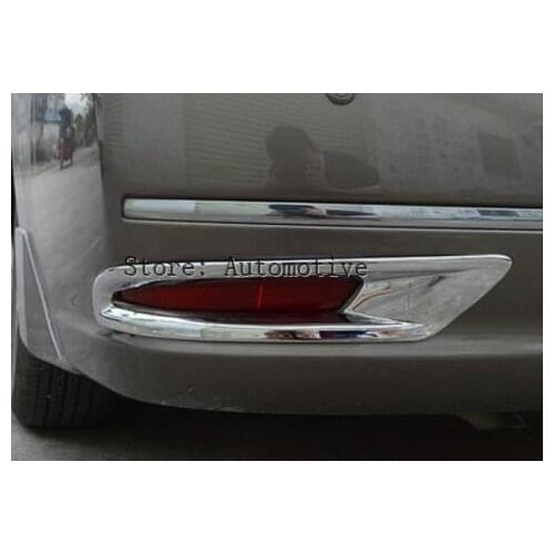 ABS / Rear Tail Fog Light Lamp Cover Exterior Trim Molding For Nissan Sylphy Pulsar B17 Sedan Sentra 2012 2013 2014