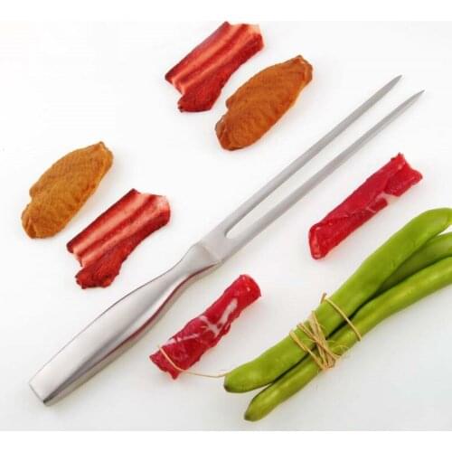 BBQ Skewers Meat Claw Steak Forks Rake Stainless Steel Carving Fork Thicken Handle Campfire Outdoor Cooking Tools 27cm/10.6inch