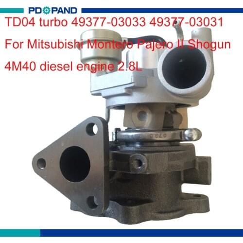 Engine turbo kit TD04 compressor turbine ME201257 for Mitsubishi 4M40 diesel engine 4937703033 4937703031