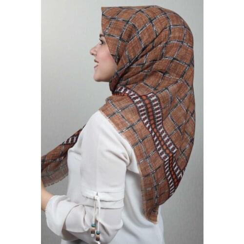 ERİPEK PATTERNED LINEN FLAMLI SCARF-PATTERN-14-RENK-06