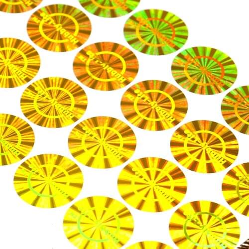 Holographic Label Logo Custom Holo Labels Adhesive Laser Stickers