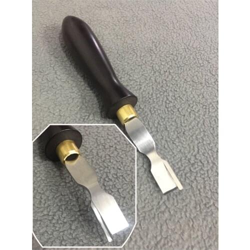 Handmade shoe making tools-channeling the shoulder of the hold fast of the insole