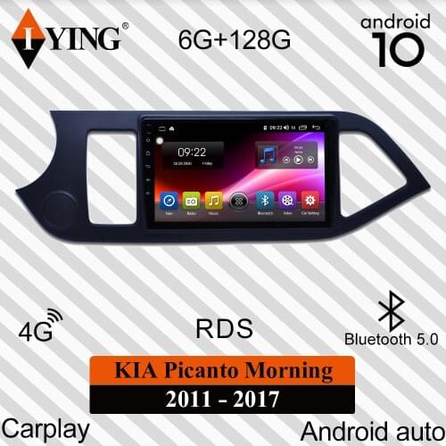 IYING Wireless Apple Carplay For Kia Morning 2 picanto 2011-2017 Car Radio Multimedia Video Player Navigation GPS DSP Android 10