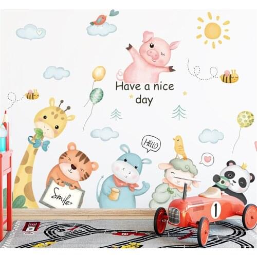 JESJELIU Animal Wall Stickers