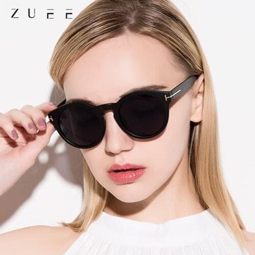 ZUEE Round Sunglasses Style Pilot Designer Retro Sunglasses Fashion Street Tide Sunglasses Unisex Sun Glasses Shades Glasses