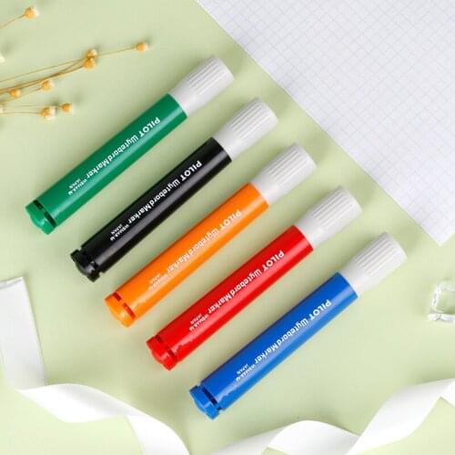 Erasable Whiteboard Marker Pen 6 PCS/Lot Kids Color Markers For School Classroom Supplies Thick Head Drawing Highlighters