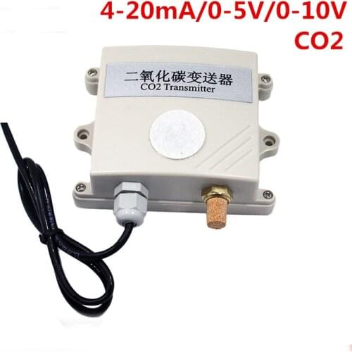 Free ship high quality CO2 sensor module 4-20mA /0-10V /0-5V CO2 Transmitter Carbon dioxide detector gas sensor co2 test only