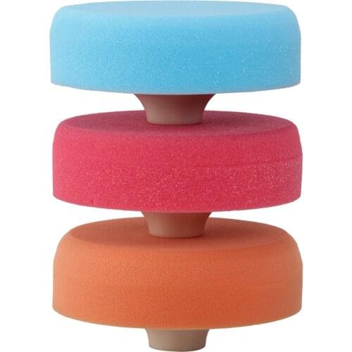 VAN Polishing Sponge Heads Foam M14 Machine Mops Set Soft THREADS 3PCS