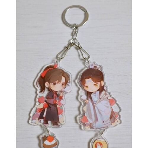 The Untamed Grandmaster of Demonic Cultivation Wei Wuxian Wangji acrylic keychain keyring strap pendant cute lovely cos gift