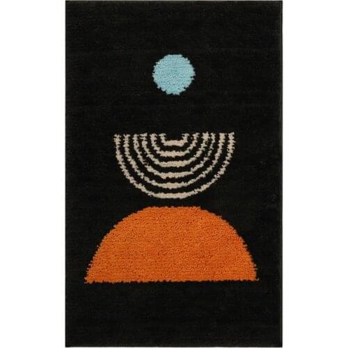 New Simple Nordic Home Flocking Carpet Floor Mat Door Bedroom Bathroom Water Absorbent Non-slip Floor Mat bath rug