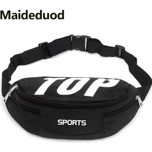 Maideduod men waterproof fanny pack Casual New Men Waist Bags Fashion Women Shoulder Bag Pouch Nylon Belt bag Fashion Hip bag