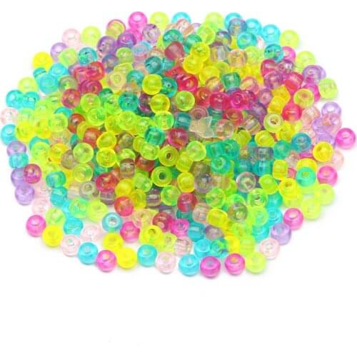 Mixed Colorful 3x5mm Round Loose Acrylic Spacer Beads For Jewelry Making Handmade Diy Charm Necklace Bracelet Accessories
