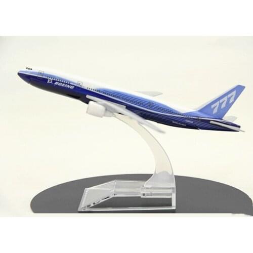 1:400 Scale Airplanes Boeing B777 Prototype 16CM Model Metal Alloy Plane Aircraft Model Toys Kids Gift Collectible Decoration