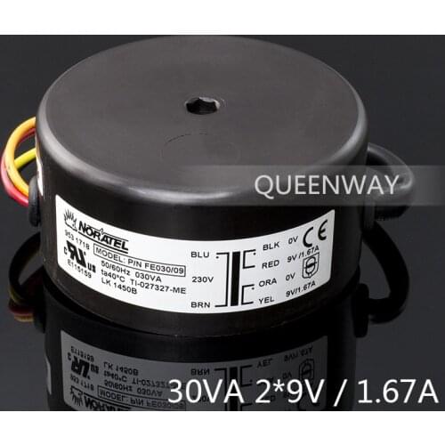 T-005 Double 6V 9V 25V 30W New Noratel Sealing Toroidal Transformer 30VA
