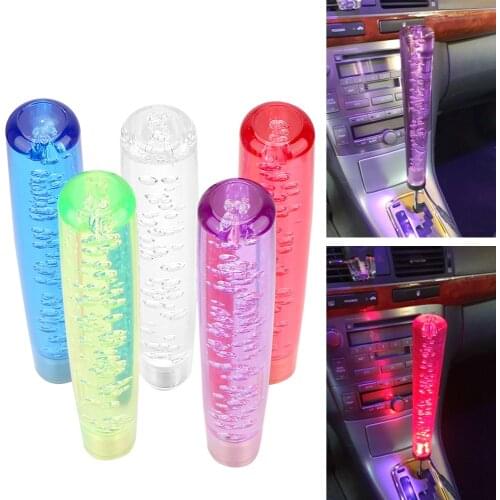 Universal Car Shift Knob Stick 25CM Car Accessories Gear Shift Knob for Auto Manual Stick Crystal Bubble Gear Shifter
