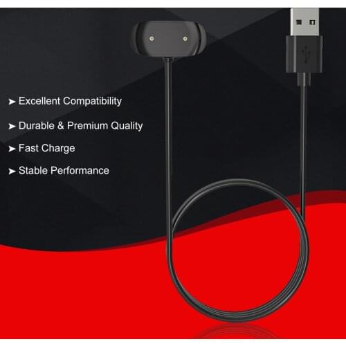 1m Charger USB Charging Cable For Xiaomi Huami Amazfit T-Rex Pro Smart Watch Chargers Cradle Smartwatch Fast Charging Line 2021