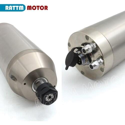 High quality 5.5kw ER25 spindle motor for Metal Bullet design Waterproof Carved 380V lathe spindle