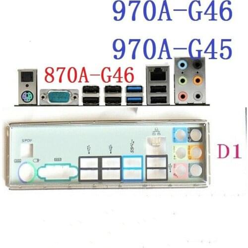 I/O IO SHIELD backplate for MSI 970A-G46 G45 870A-G46 motherboard