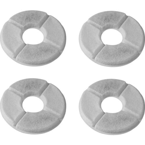 Replaced Activated Carbon Filter For Cat Water Drinking Fountain Replacement Filters Flower For Pet Dog Round Fountain Dispenser