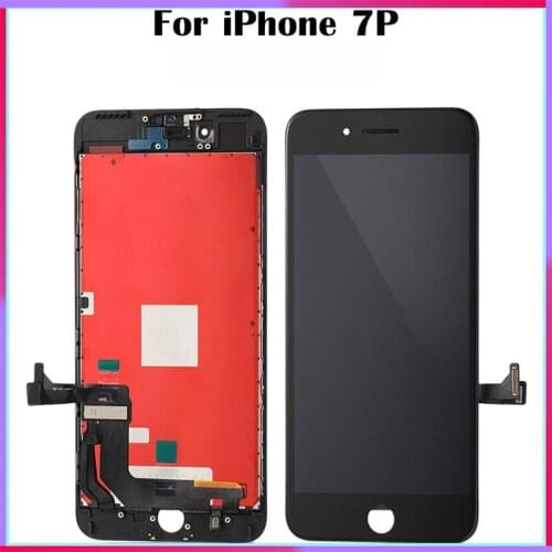 5 Pieces Vivid LCD Display For iPhone 7 Plus OLED Screen Replacement Pantalla For iPhone 7 3D Touch Digitizer Assembly Black
