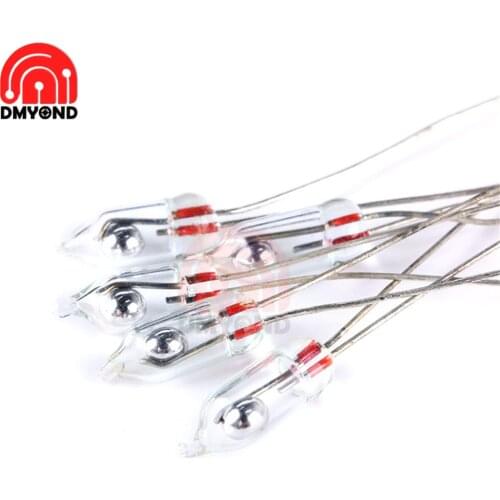 10PCS 5MM Mercury switch Tilt switch Unidirectional Sensor Angle On/Off 100% Brand New