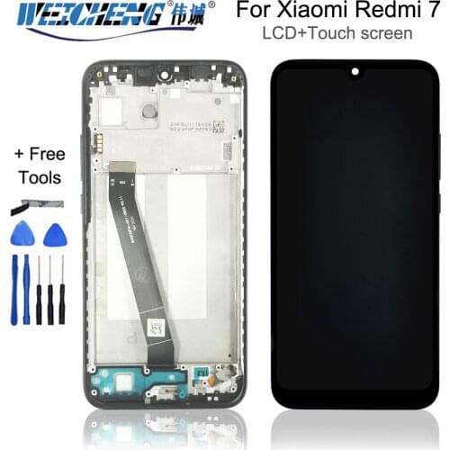 6.26" For Xiaomi Redmi 7 LCD Touch Screen Digitizer Assembly With Frame For Redmi7 lcd Display Screen Replacement