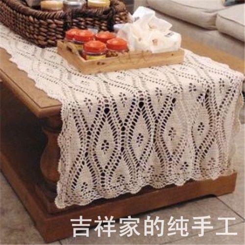 Free shipping cotton crochet tablecloth for home decor towel with flowers table cover for wedding toalhas de mesa crocet mat