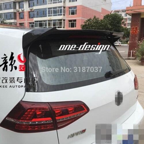 FOR Volkswagen GOLF7 MK7 or 2014-2018Carbon Fiber rear boot Wing Spoiler Rear Roof Spoiler Wing Trunk Lip Boot Cover Car Styling